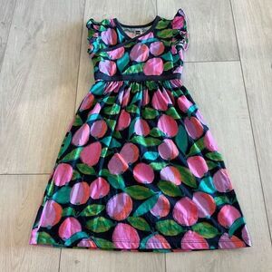 Tea Collection Guava Go-Go Pink Flutter Dress size 6